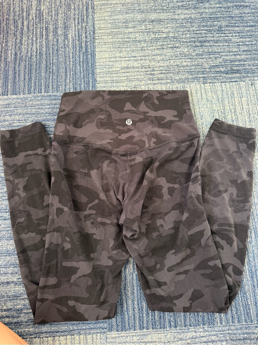lululemon athletica Girls' Black Camo Leggings